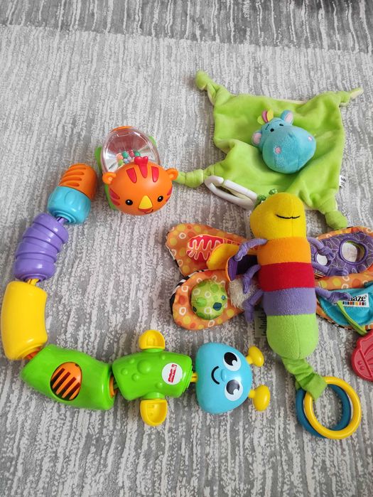 Zestaw zabawek Fisher price , Lamaze i inne