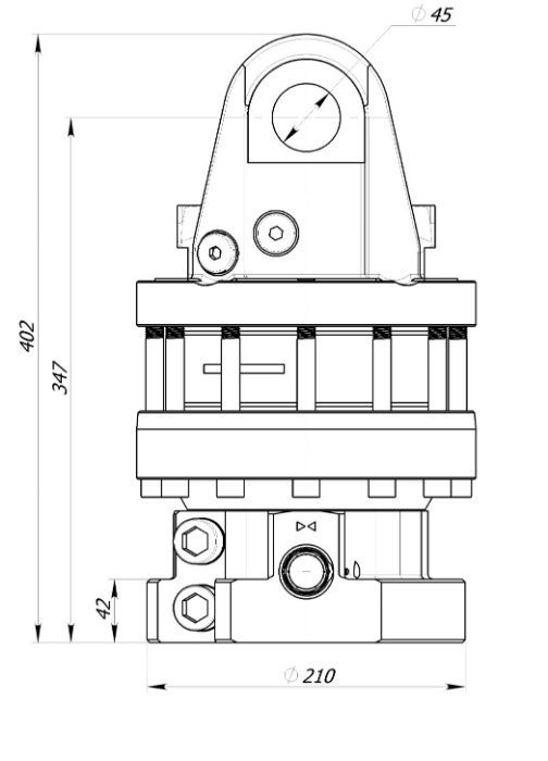 Rotator 16 T / Harwester / Forwarder /