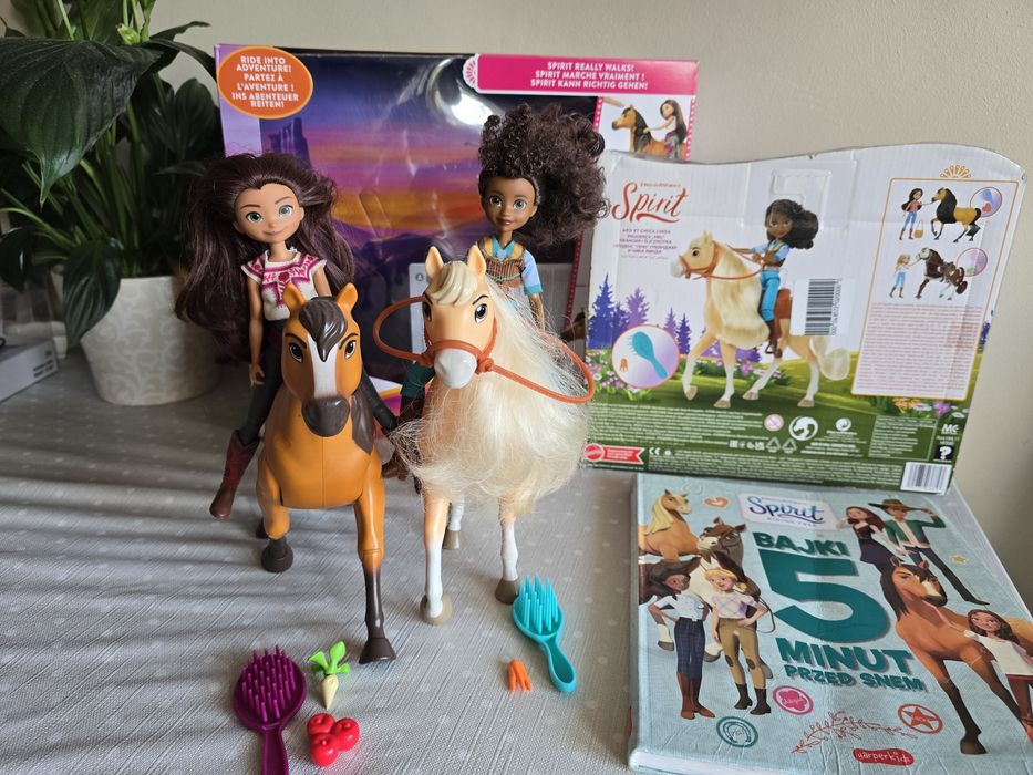 Spirit Riding Free Untamed playset - Duch Wolności - lalki i konie