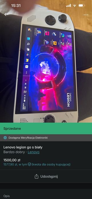 Lenovo legion go s biały