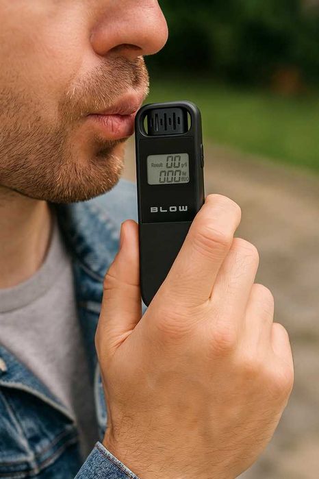 ALKOMAT Bezustnikowy profesjonalny policyjny półprzewodnikowy LCD