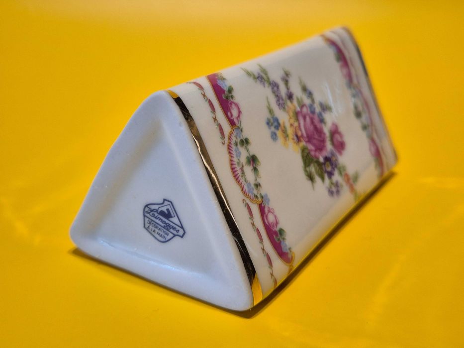 Paliteiro em porcelana Limoges