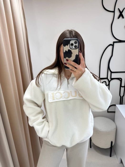 Кофта флісова Gucci світла розмір S/M