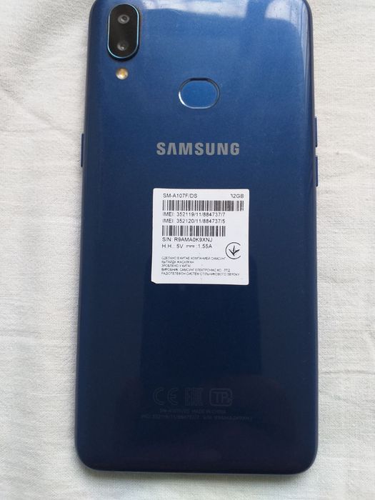 Смартфон б/у Samsung Galaxy A10s SM-A107F  Blue