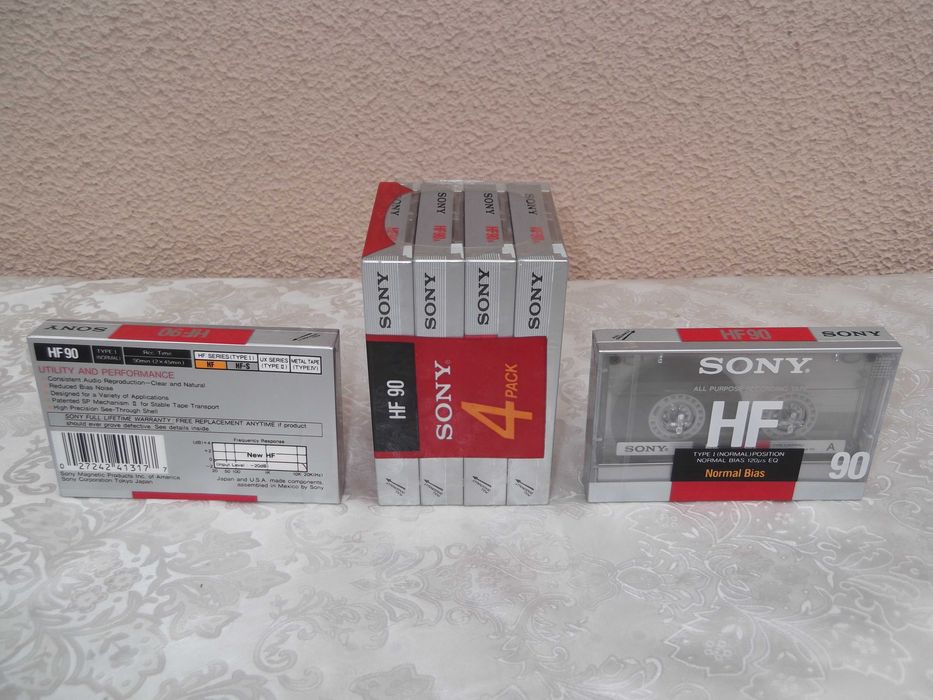 Кассета SONY HF 90 новая