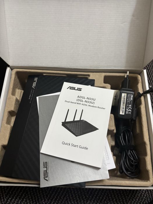 Роутер- модем двухдиапазонный  DSN-N55U ASUS