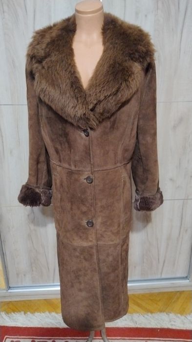 Жіноча дублянка з натуральної овчини