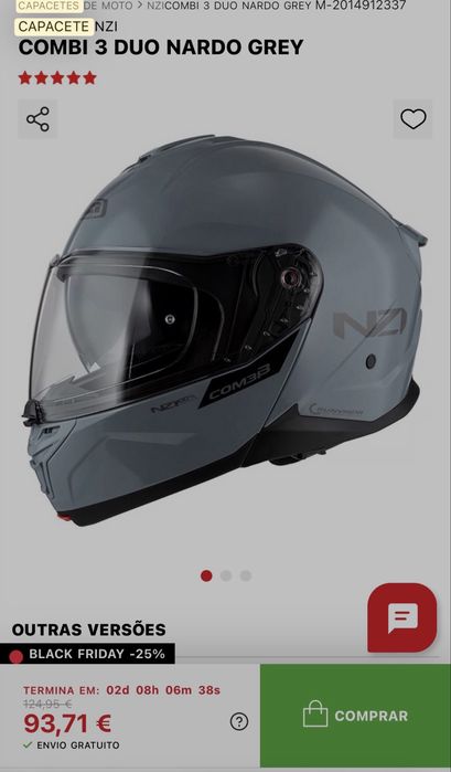 Capacete NZI Combi 3