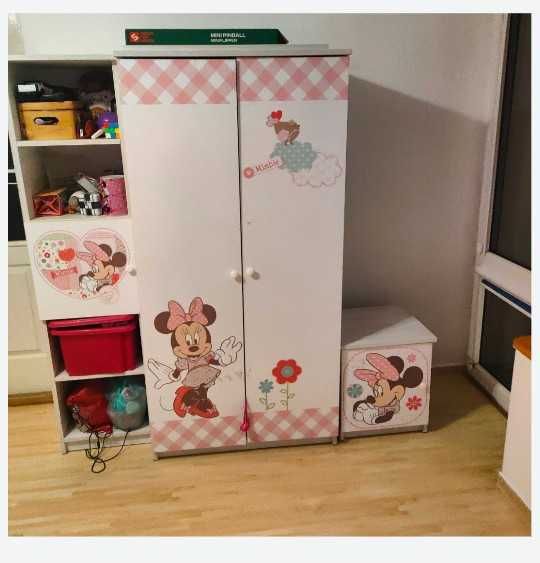 Komplet mebli dziecięcych myszka Minnie Disney meblika