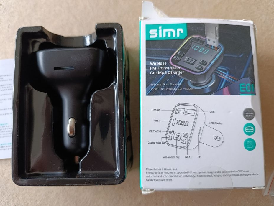 Адаптер для музики, дзвінків, usb mini sdcard