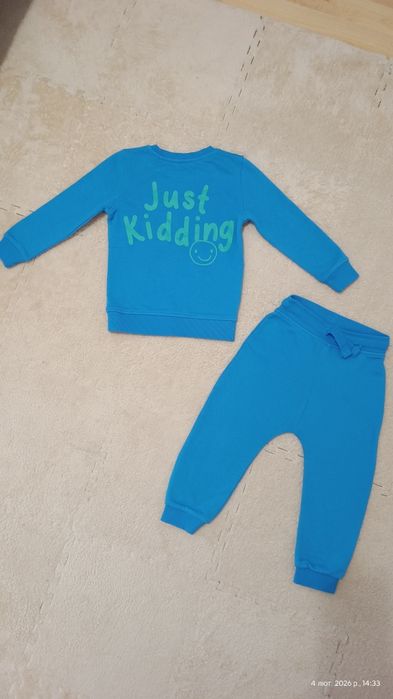 Теплий флісовий костюм George 98, мохровий чоловічок Next 98, 2-3 роки