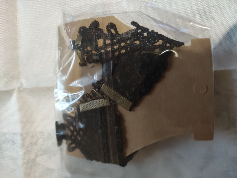 Готический браслет с кольцом