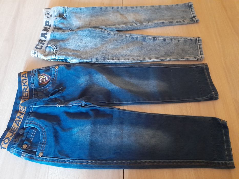 Spodnie jeansowe dla chłopca rozm 98-104 na 2-3 lata