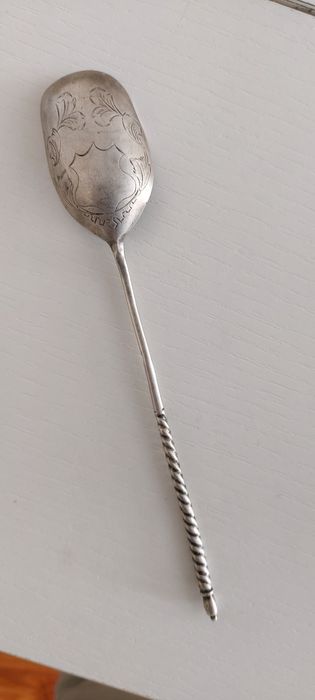 Srebrna łyżeczka Carska Rosja proba 84 Moskwa