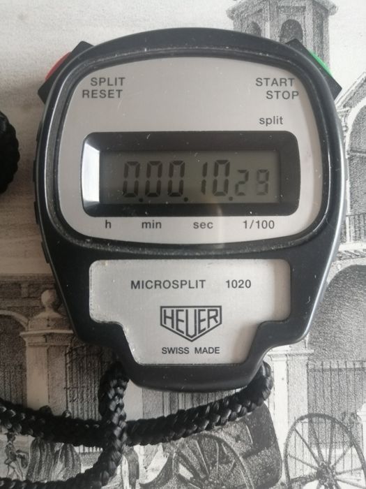 Relógio - Cronómetro Heuer Microsplit 1020