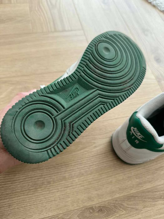 Nike Air Force buty sneakersy białe zielone 37 ,5