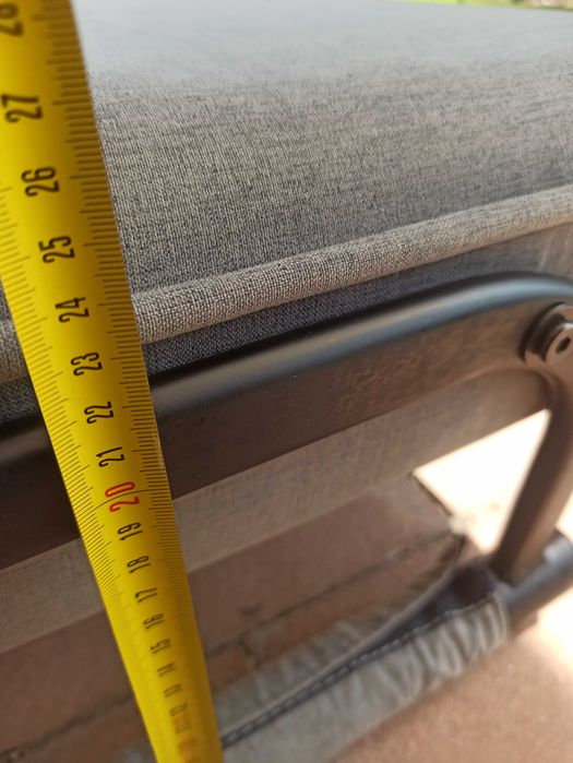 Fotel sofa szezlong leżak szary