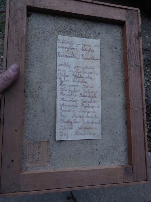 Obraz na płótnie malowany z dedyakcjią