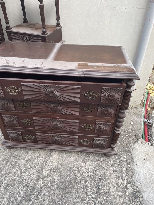 Mobilia quarto complta em castanho