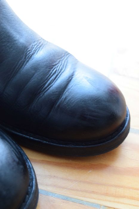 Botas de senhora de pele e camurça 38