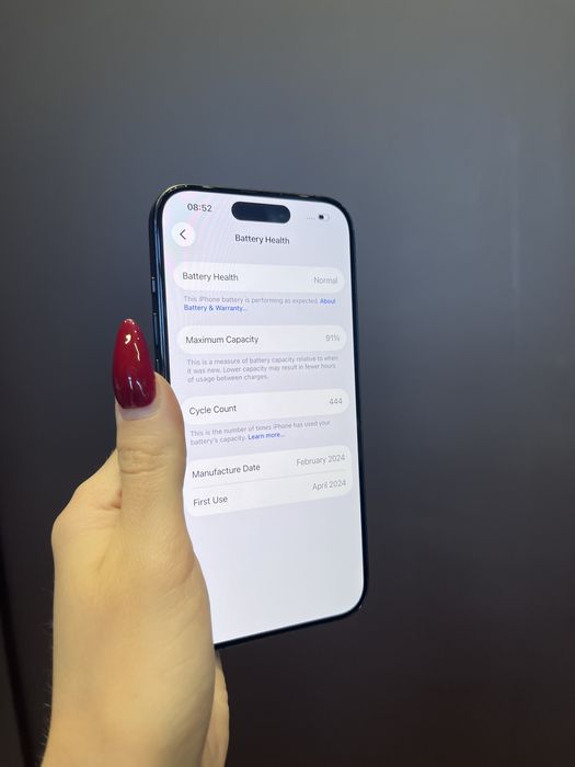 RATY 0% iPhone 15 Pro 128 GB BATERIA 91% GWARANCJA 12 miesiecy !!!