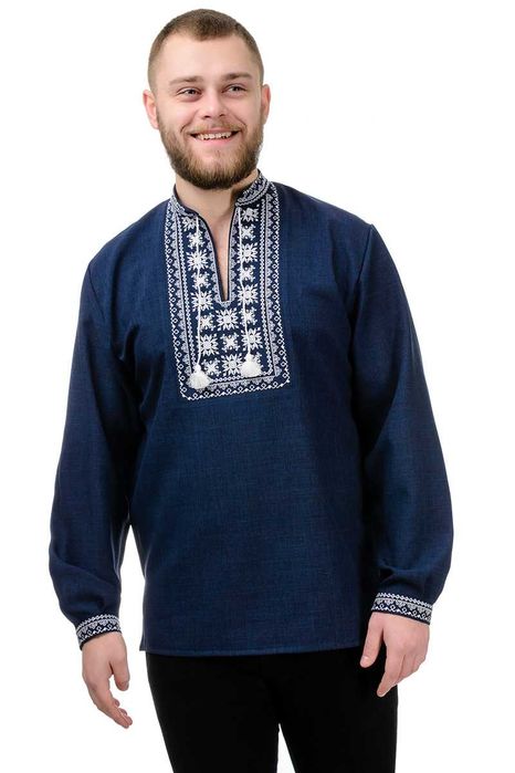 Чоловіча сорочка-вишиванка Орнамент (вышиванка мужская)