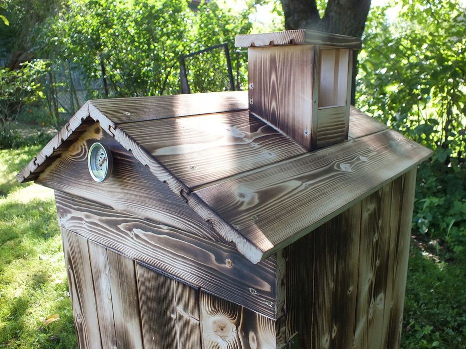 Wędzarnia Drewniana Ogrodowa + OPALANA GRATIS!