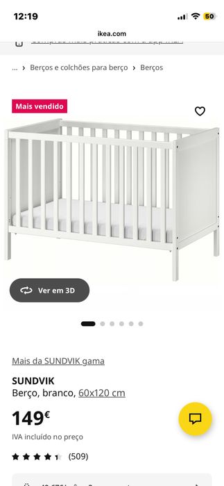 Berço de bebe como novo
