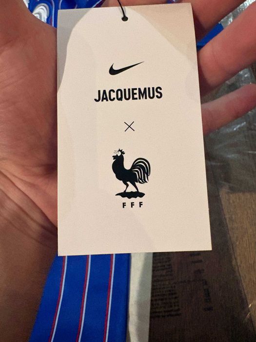 NIKE x FRANCE x JAQUEMUS PRE-MATCH JERSEY футбольна футболка (лімітована колекція)