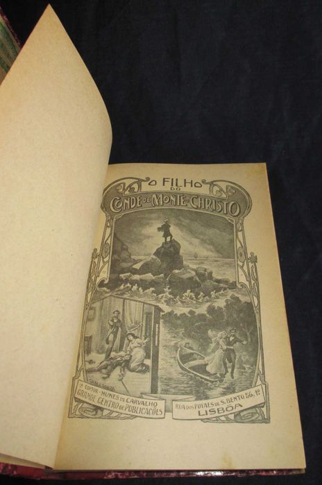 Livro O Filho do Conde de Monte-Cristo Jules Lermina 2 Volumes
