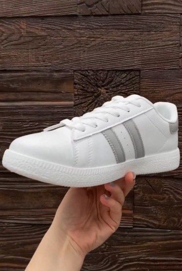 ‼️ РОЗПРОДАЖ шкіряні кросівки жіночі білі кеди на весну і літо 36 - 41