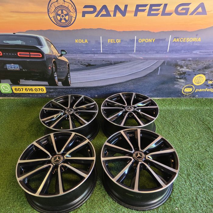 Oryginalne felgi Mercedes 18 5x112 Kasa A (W176), B (W246), CLA (C117) E C Koła Alufelgi