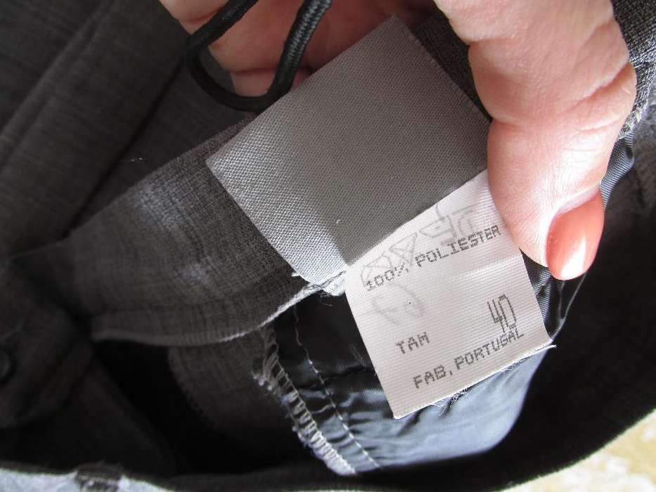 Fato cinzento Vitrine com calças e casaco