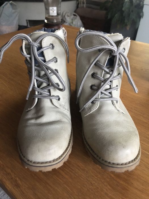 Tom Tailor - Timberland ocieplane z futerkiem roz 35