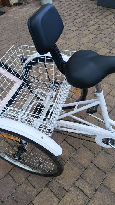 Rower trzykołowy rehabilitacyjny 18 biegów