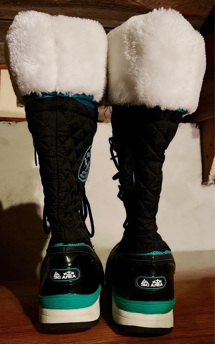 Przepiękne śniegowce z futerkiem. 38. Adventure Sky Resort