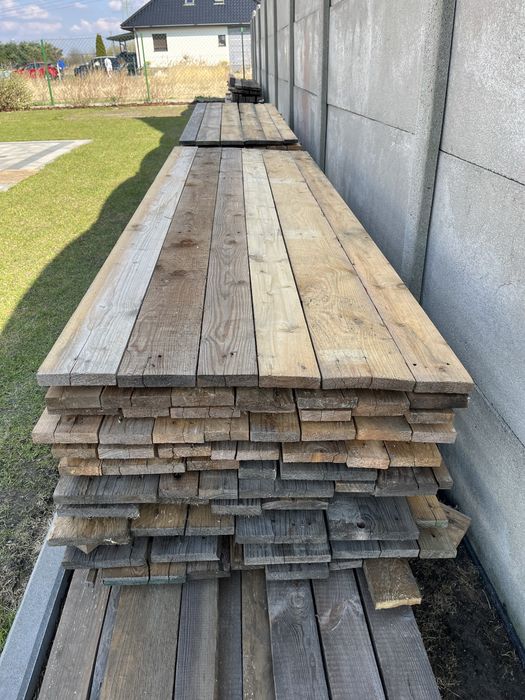 Sprzedam deski i belki drewniane – ok. 53 m²
