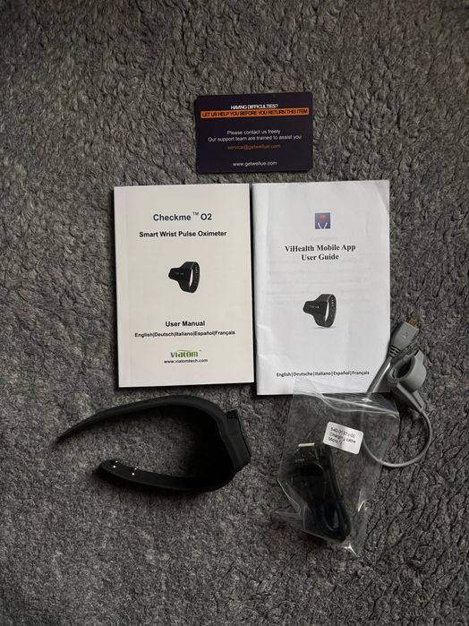 Пульсоксиметр Viatom Checkme 02 Smart Wrist Pulse Oximeter