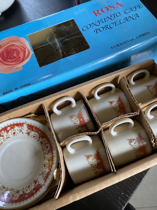 Conjunto de chávenas de café