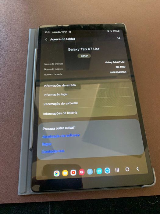 Samsung Galaxy TAB A7 Lite 8.7 + Capa Oficial