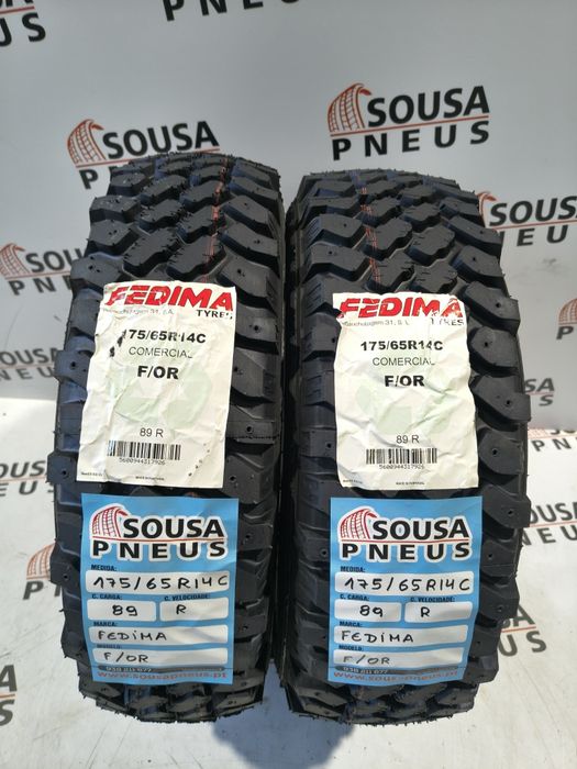 2 pneus novos  Fedima 175-65R14C - Oferta dos portes