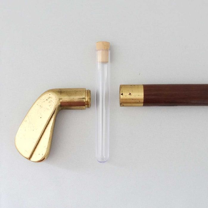 Bengala "Taco de golfe" com compartimento oculto