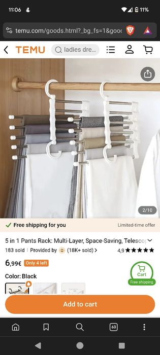 Vendo kit com 6 cabides estilo salva espaço