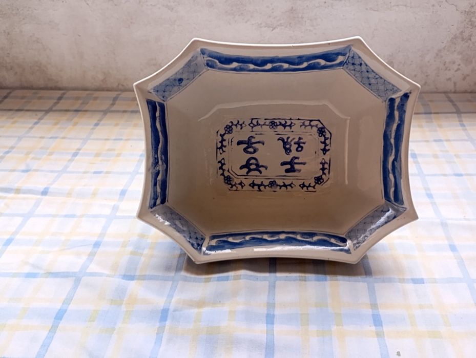 Travessa decorativa cerâmica