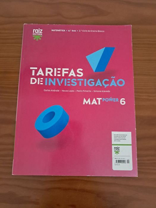 Caderno de atividades Matemática 6º ano