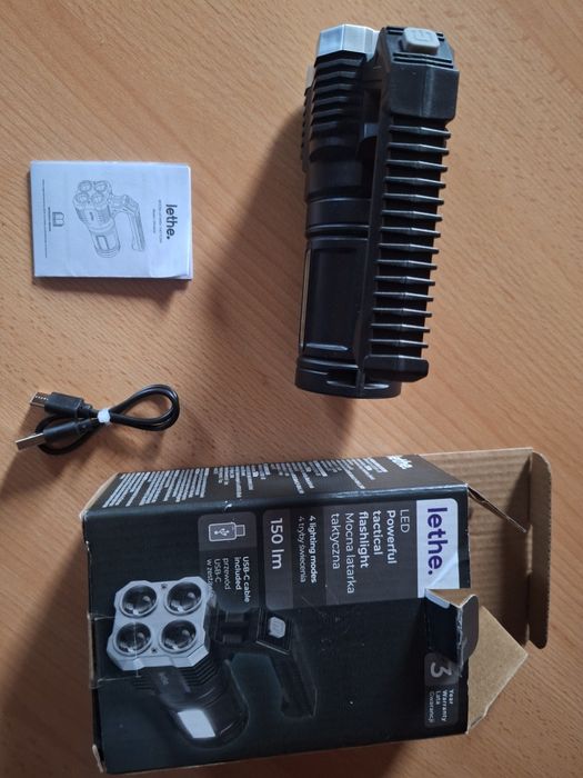 Latarka taktyczna 2w1