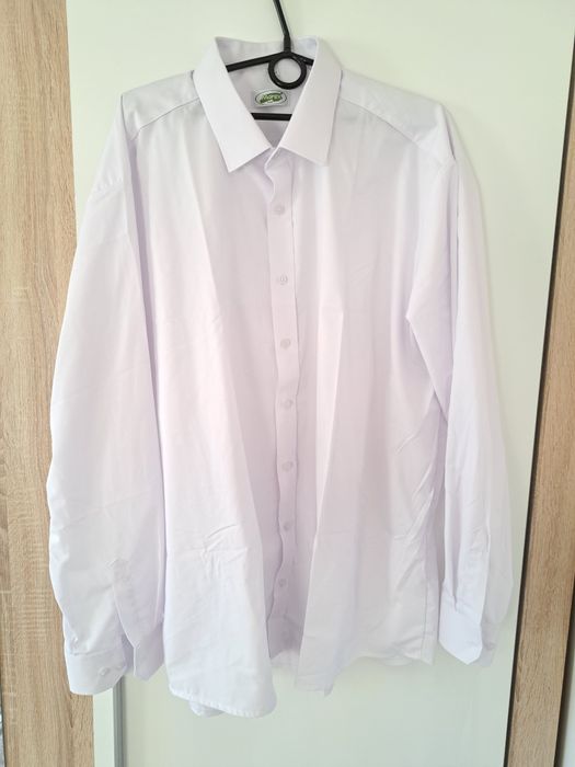 nowa Biała męska koszula elegancka weselna rozmiar XXL 172/182