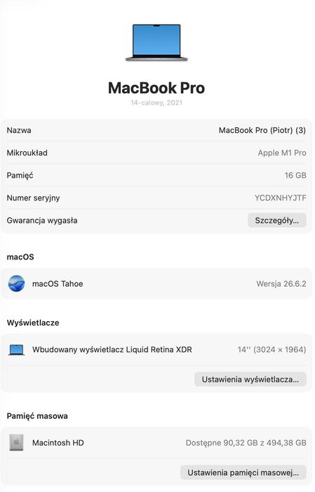 MacBook Pro M1 14
