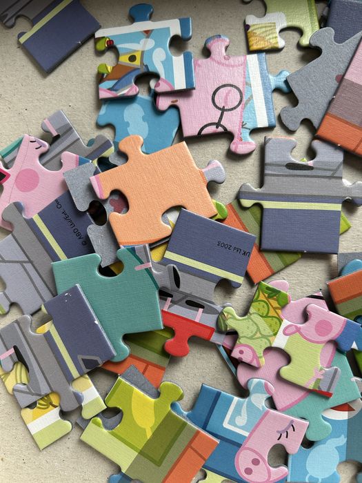 Bajeczki puzzle Świnka Peppa/ Peppa Pig puzzle ksiazeczki