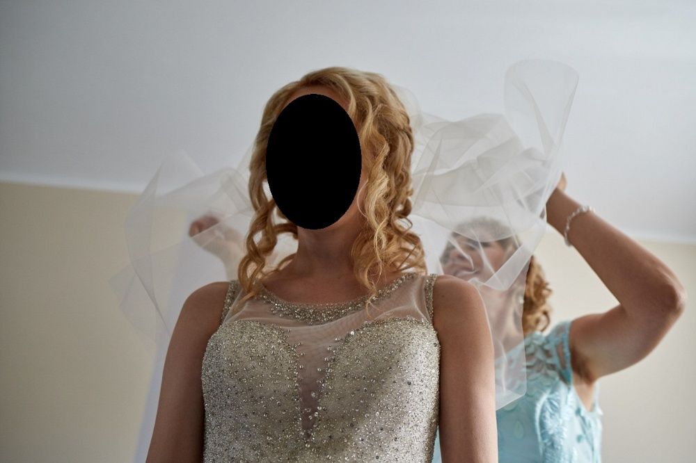 Suknia ślubna z gorsetem